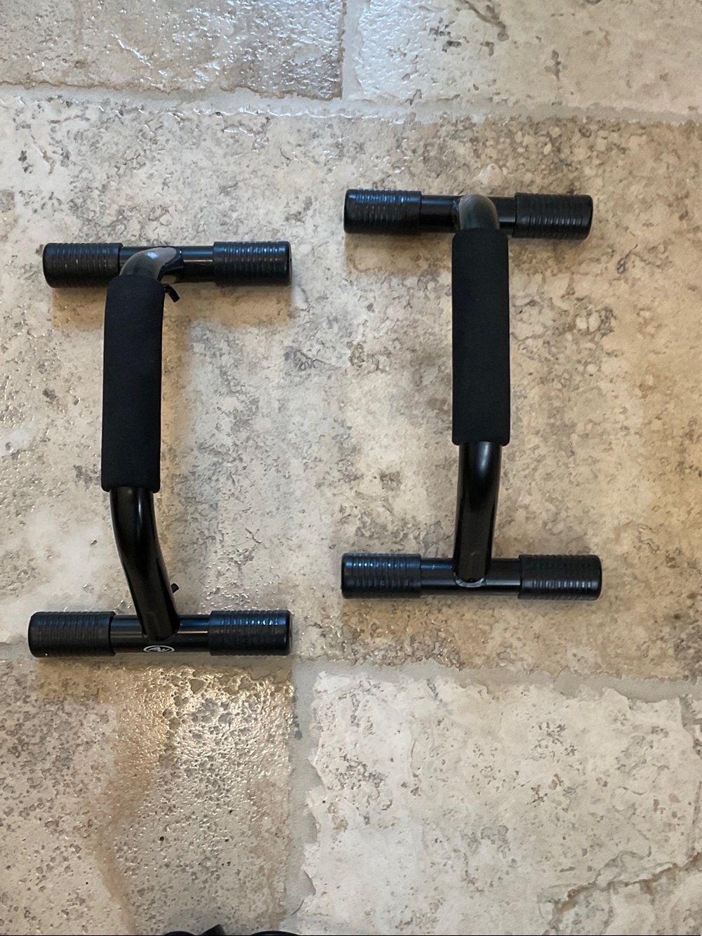 Athletic Works Black Foam-Grip Push-Up Bars